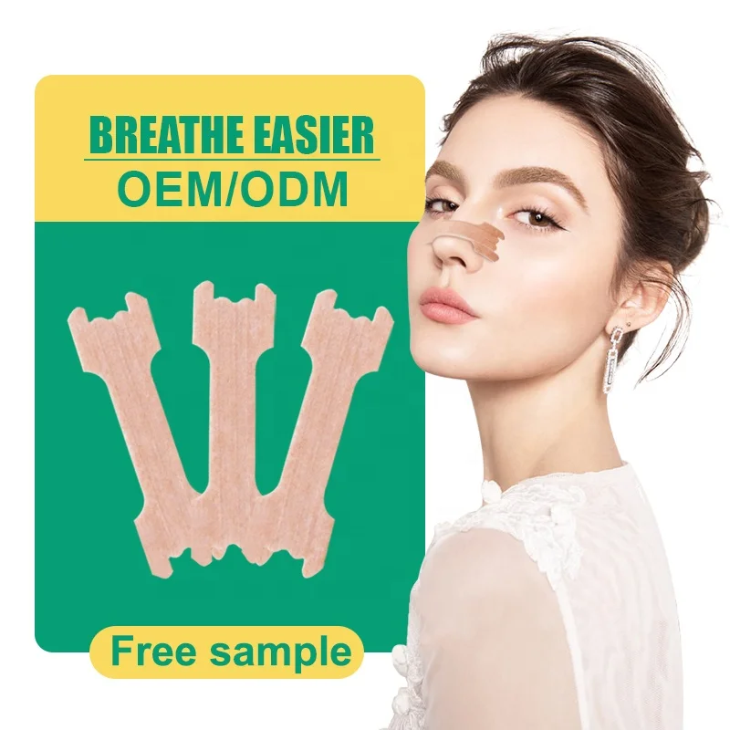 Nose Strips for Nasal Congestion Relief Extra Strength Tan Sleep Strips Anti Snoring Nasal Strips For Better Breath