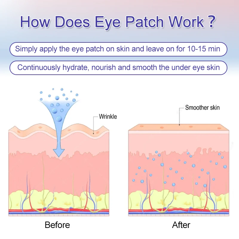 Crystal Pink Gold Eye Mask Dark Circle Hydrogel Eyemask Collagen Gel Brightening Moisturizing Glitter Eye Bag Patch