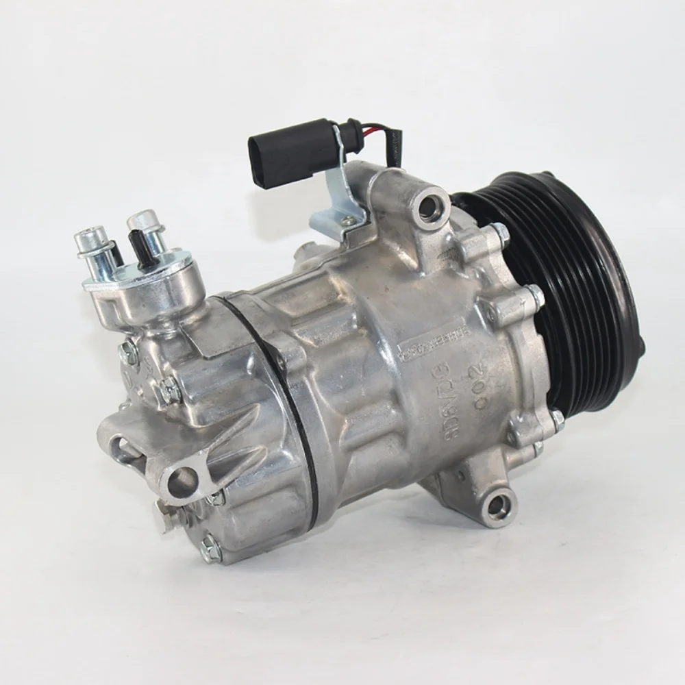 for VW OEM SD6V12 Car AC Compressor Polo Derby Vento-IND SKODA FABIA RAPID New 12V Volta 14339N 6RF820803A 6RF820803B 6R0820803A
