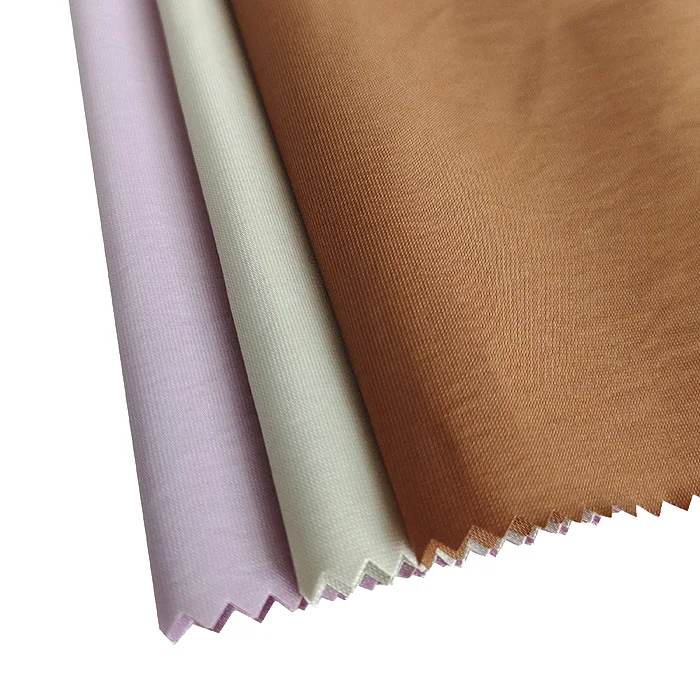 Free Charge Samples Striped Dobby Polyester Nylon Fabric PU Coated Wind&water Proof Jacket Fabric