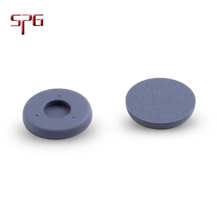 High quality  iso standard 13mm  20mm 26mm 28mm butyl coated rubber stopper closures for glass  tubular vials