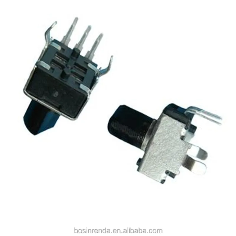 high quality rotary potentiometer 9mm b50k 5pin  9mm carbon potentiometer