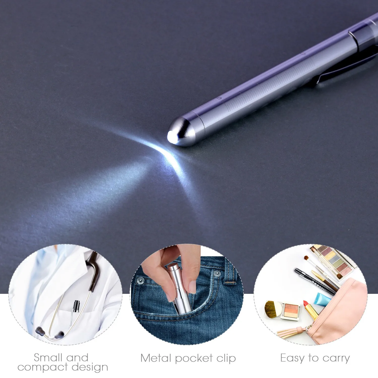 Medical Light flashlight Pen Light UV LED Penlight Doctor Nurse Medical Pen Torch for hospital lamp