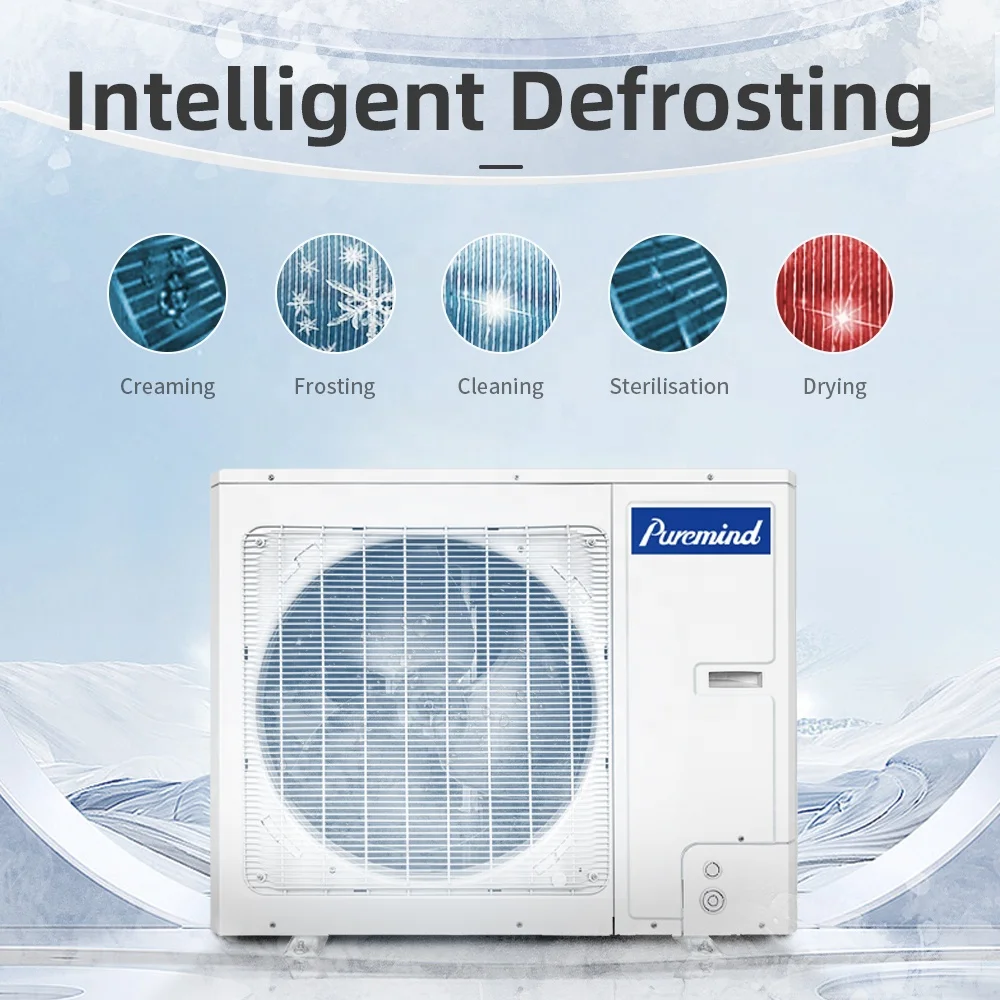 Gree Central Air Conditioning System Heating Cooling Indoor Units Ceiling Cassette Ducted Home Air Conditioner 220V Inverter