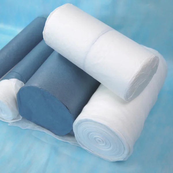 High quality bleached white gauze roll 90cm* 90m with X ray detectable