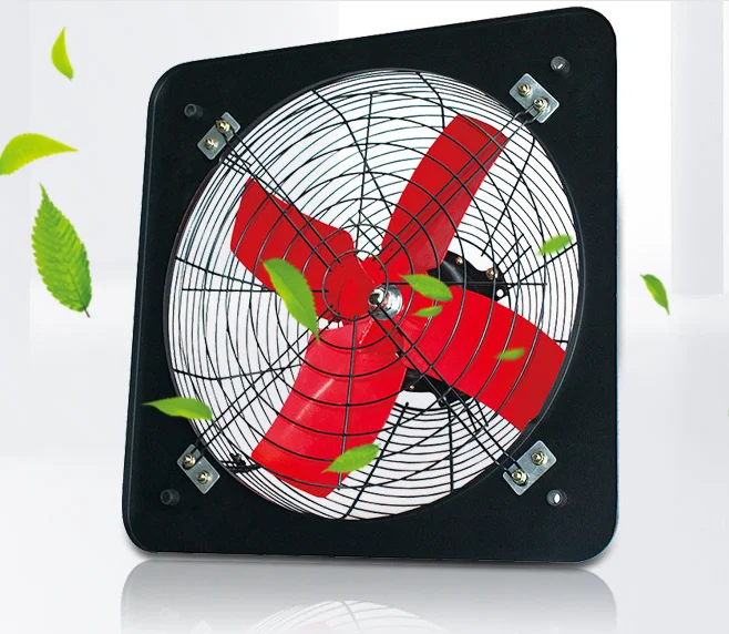 Yuton FC series Low Noise Industrial Exhaust Fan With or without shutter kitchen bathroom Axial flow blower
