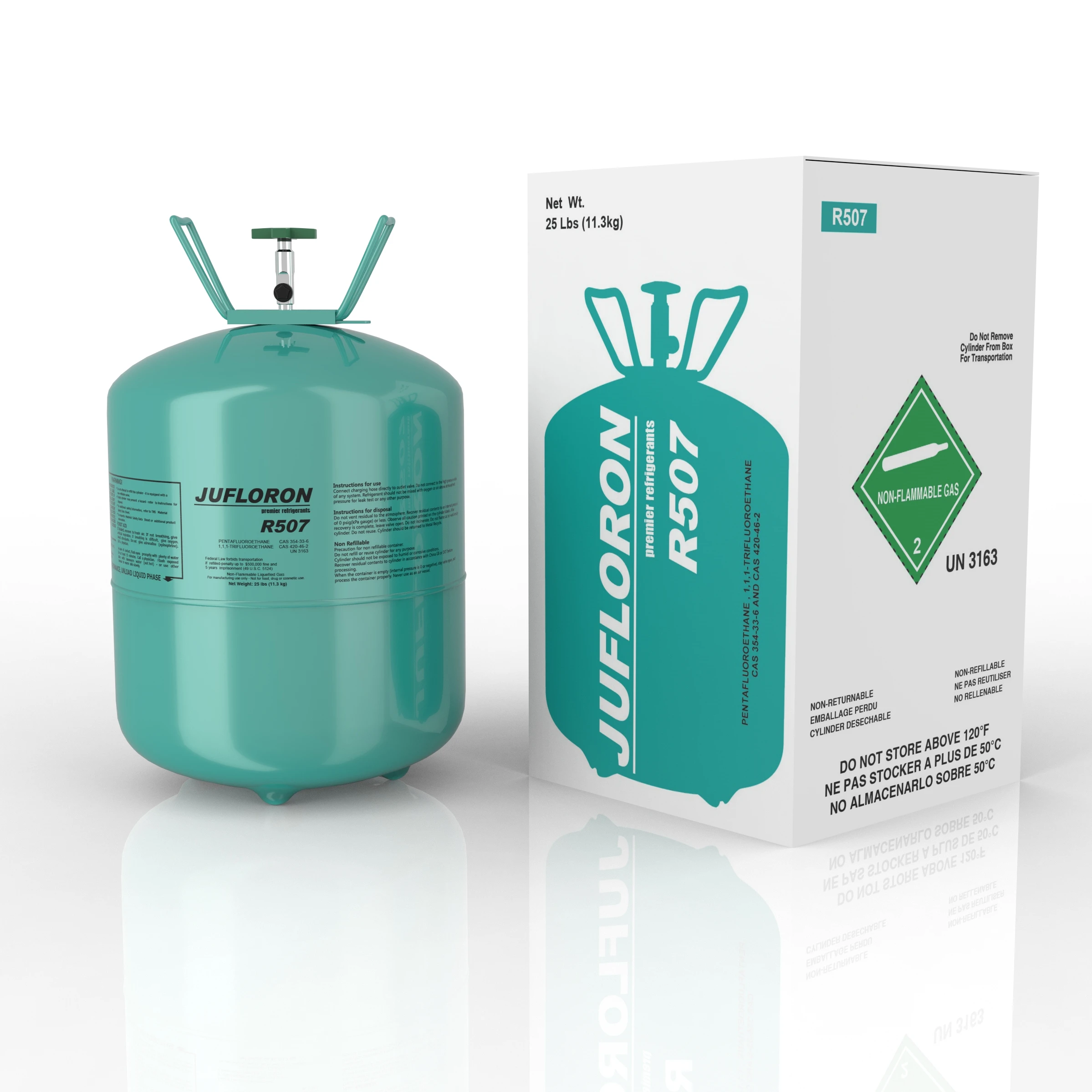 Factory Supply Air Condition 99.9% Purity 11.3 Kg 507 Refrigerant Gas