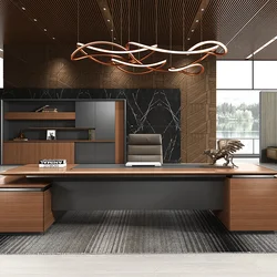 Good Quality Luxury Ceo Boss Manager Desk Executive Wooden Office Table