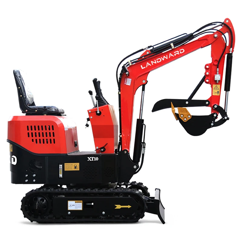 Small Hydraulic Crawler Excavator Agriculture Mini Digger 1 Ton Mini Trencher Excavator 1000kg