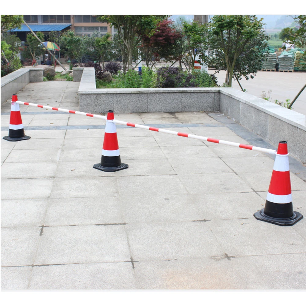 Portable Traffic Cone Guardrail Can Be Expanded, Reflective And Retractable Safety Cone Pole