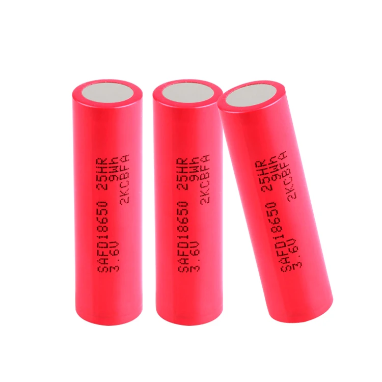 SAFD NCA 25HR 3.7V 2500mAh Original 100% 2450mAh High discharge Lithium Polymer Cell