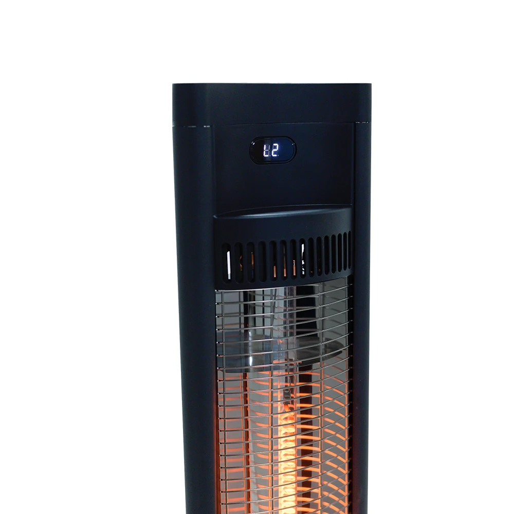 Remote Control Outdoor Heater 2000W Far Infrared Heating Portable Electric Patio Heater