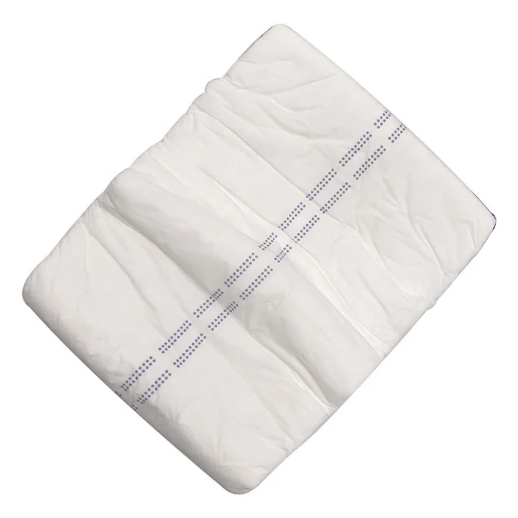 Custom Logo New Design Plastic Like Disposable Adult Baby Diapers Print Adult Pads for Nurse