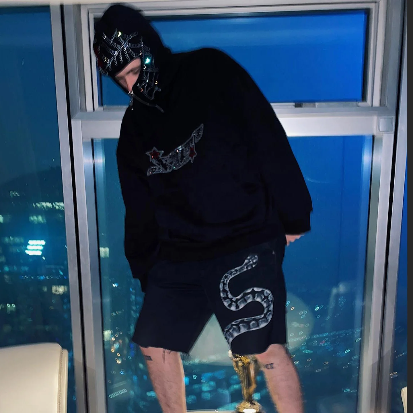 Custom Skeleton Rhinestone Zip Up Hoodie Supplier Rhinestone Hoodie Custom Custom Rhinestone Hoodie With High Quality