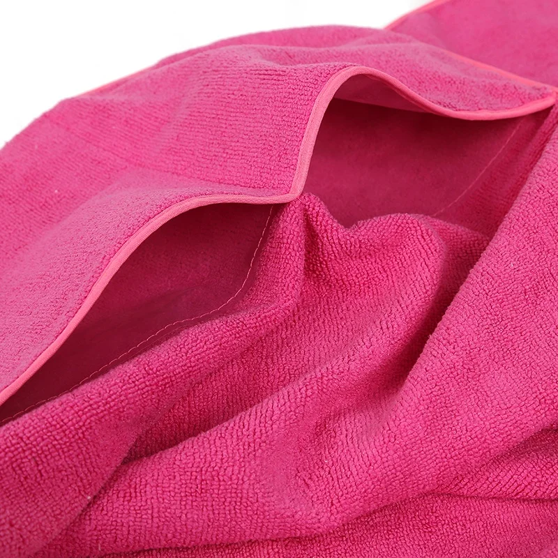 Custom Summer Fast Drying Women Beach Wrap Towel With Pocket