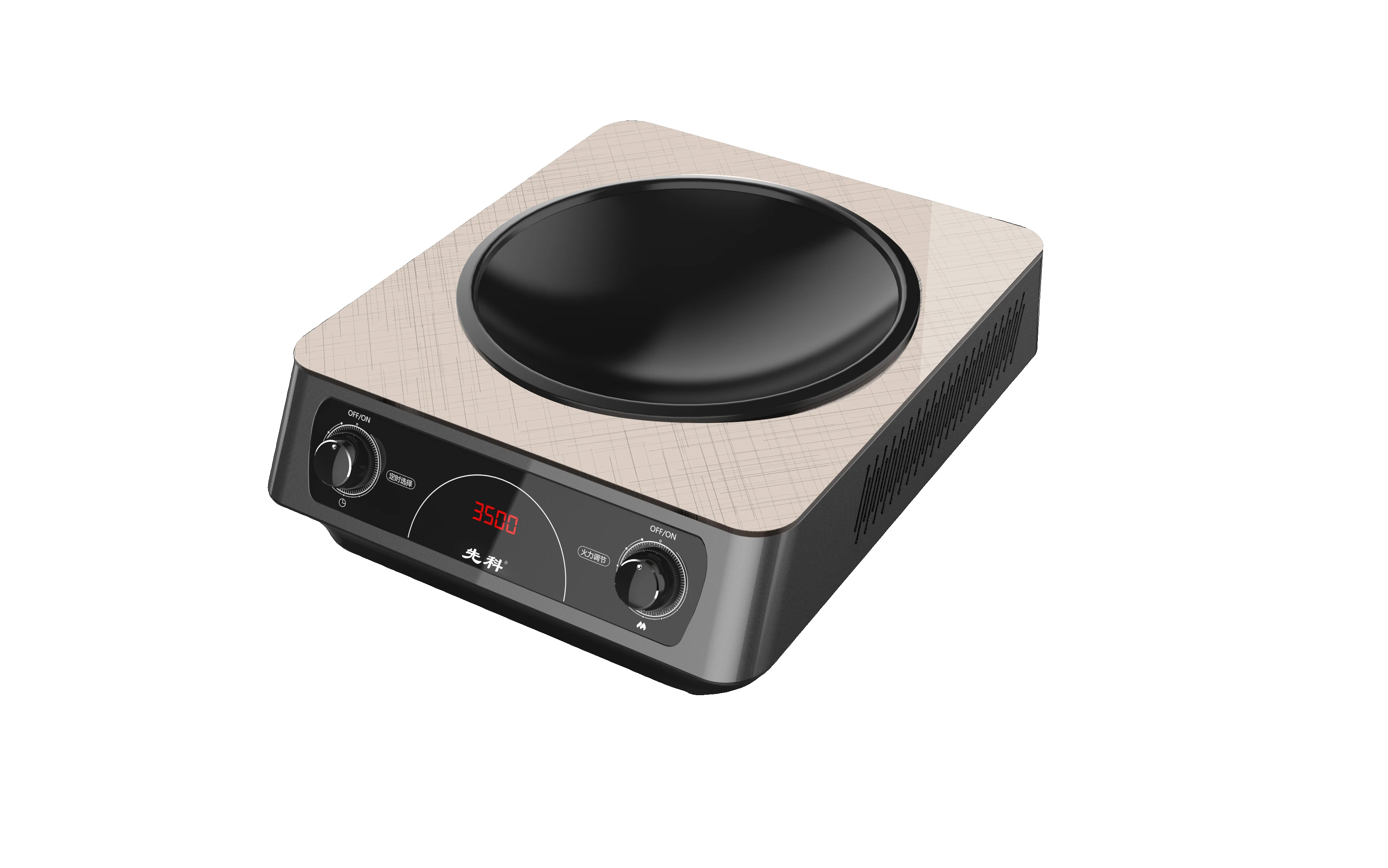 Concave Induction  Cooker Stove Cooktop for Wok  own Patented own Design & Mould  High Quality Induction  Cooker