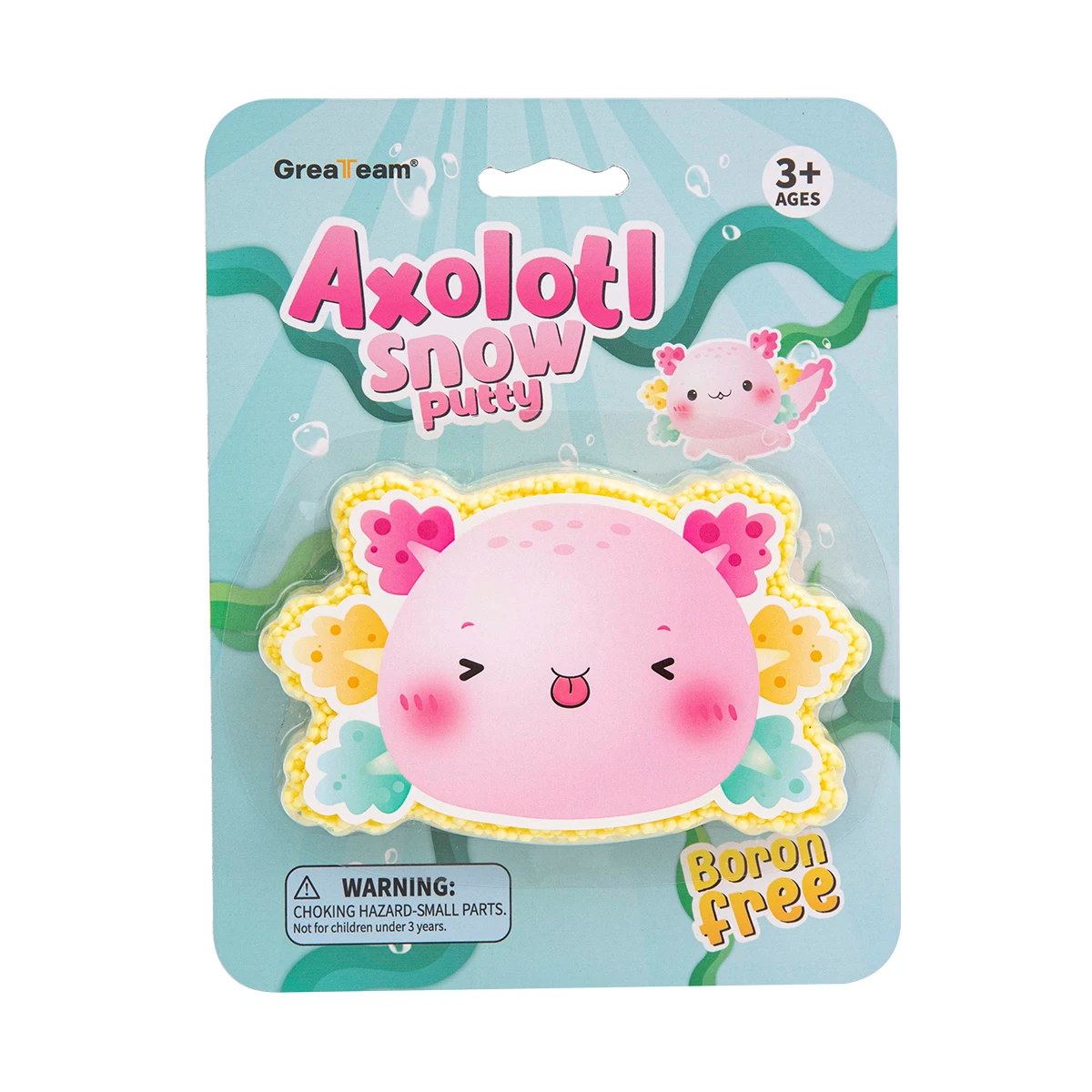 New design axolotl putty blister card snow putty non dry boron free snow putty