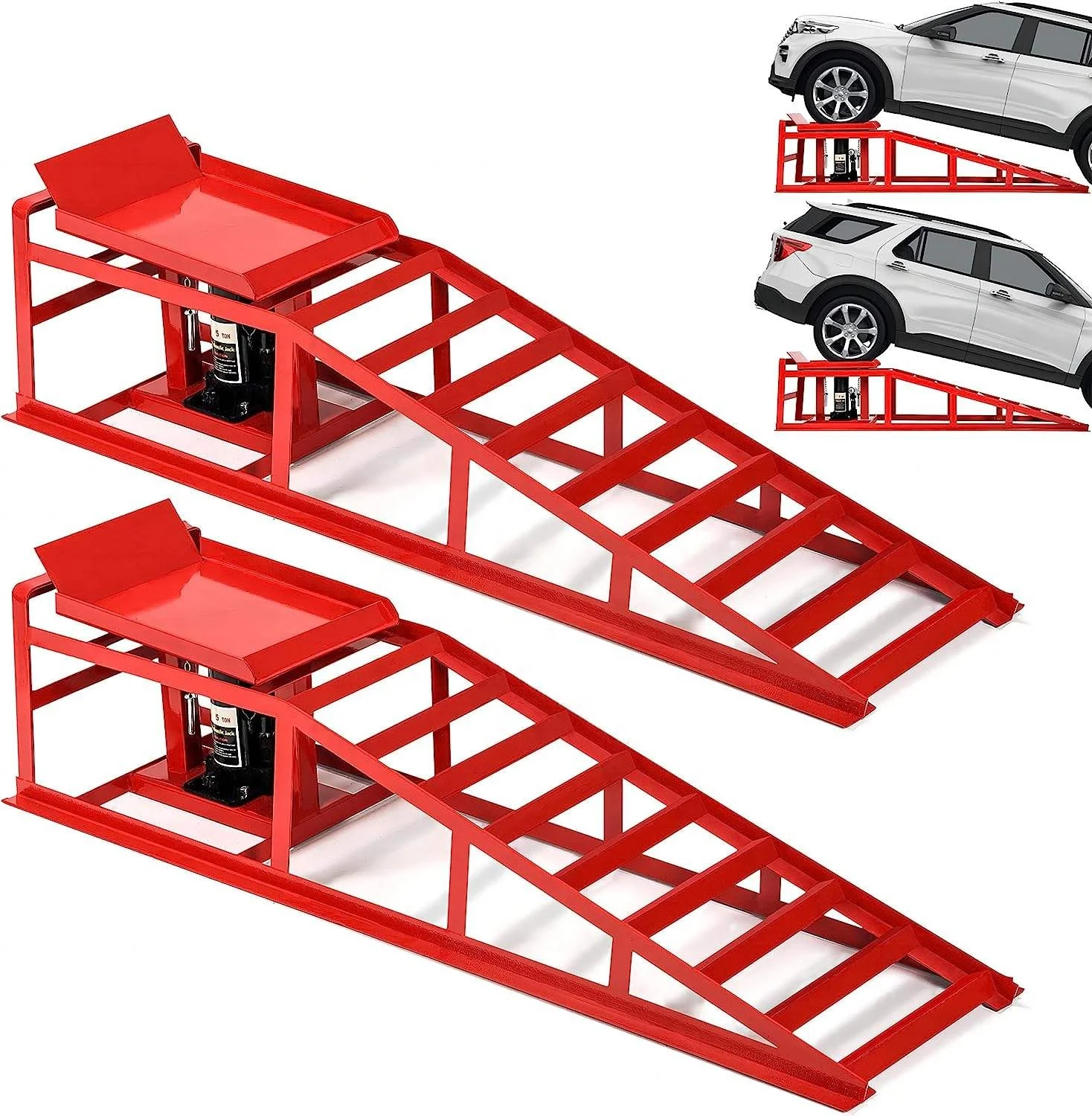 Heavy Duty Hydraulic Car Lift Ramps Car Ramps Hydraulic Lift Auto Car truck Service Ramps Lifts