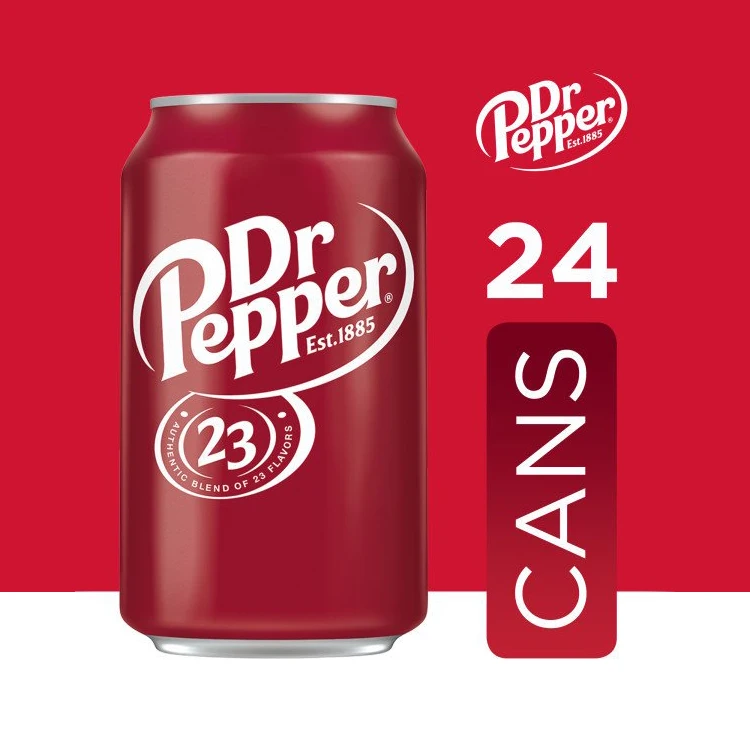 Диетическая Сода Dr Pepper, 12 жидких Бутылок, 8 упаковок