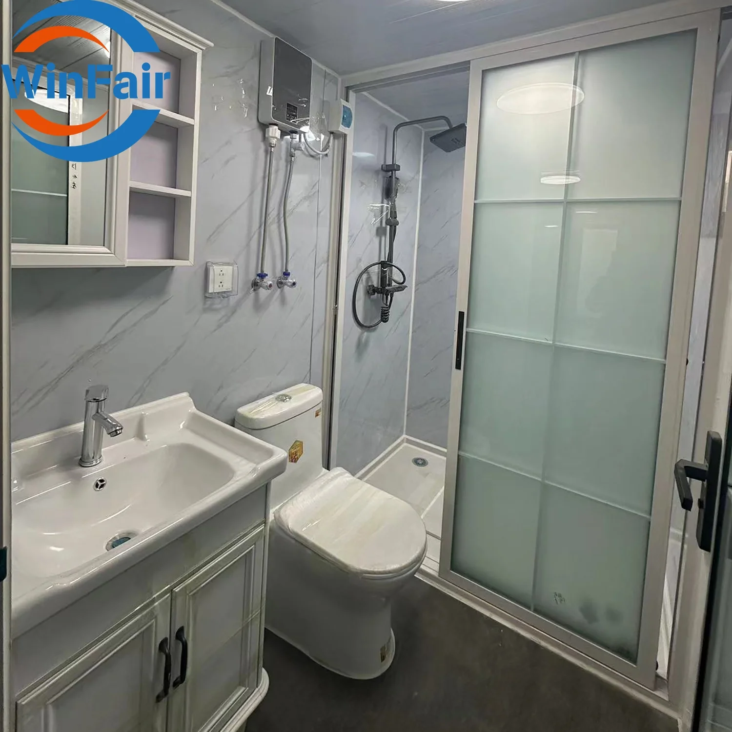 WinFair Luxury Homes Villas Prefab Portable Prefabricated Expandable Houses Modern Luxury Design Container House 1 Bedroom