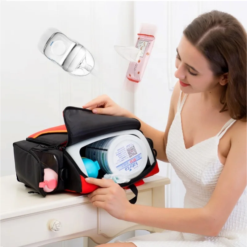 Portable Amazon Hot Selling Large Capacity Waterproof Baby Mommy Bag Backpack Baby Booster Seat