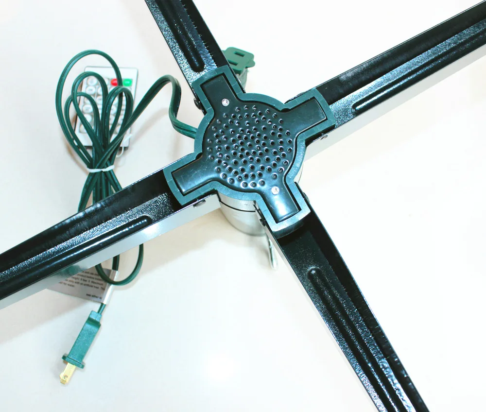 360 Degree Rotating Electrical Christmas Tree Stand Iron Legs GS UL Qualified