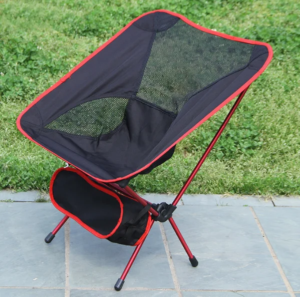 
custom ultralight portable compact outdoor folding camping beach chair for hiking 