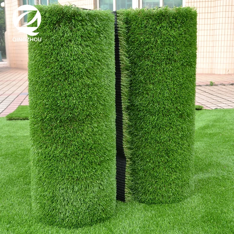 QINGZHOU Eco friendly 8mm 10mm 12mm 15mm 16mm 20mm 25mm 30mm 35mm 40mm 50mm outdoor grass carpet artificial grass turf