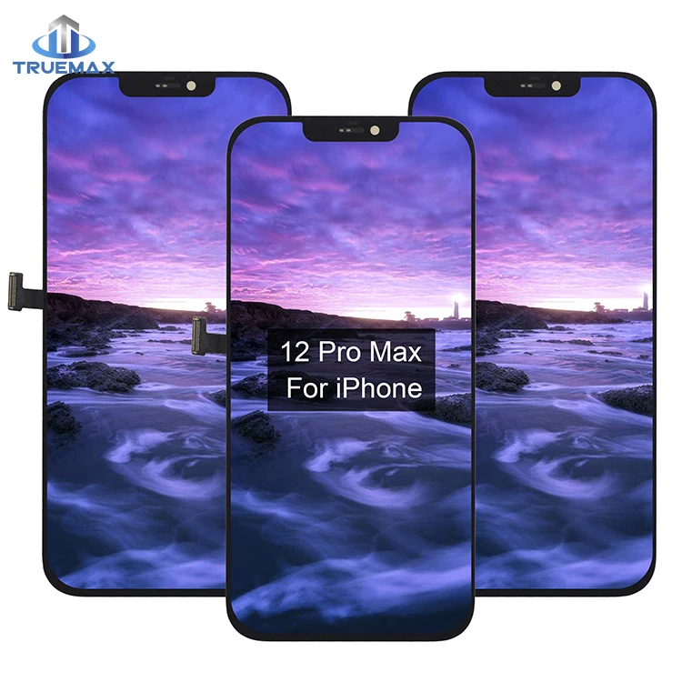 Original Changed Glass Screen for iPhone 12 Pro Max LCD Display Touch Screens Digitizer Assembly Replacement Cell Phone Parts