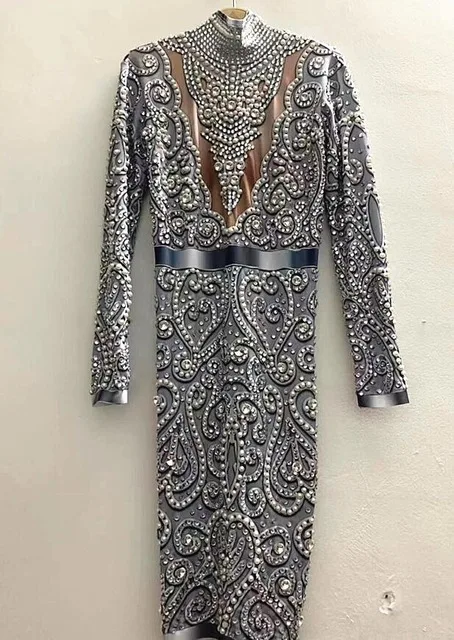 Женское сексуальное Клубное платье со стразами и цветочным принтом вечернее для вечеринки дня рождения автошоу выпускного вечера торжественные костюмы