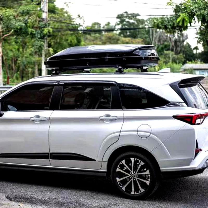 Custom 420L large roof rack storage box carrier car roof boxes new design best hard roof top luggage waterproof cargo box