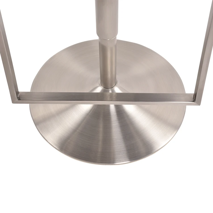 Factory Supplying sillas de barra Adjustable kitchen Reinforcing Bar High Chairs With Back