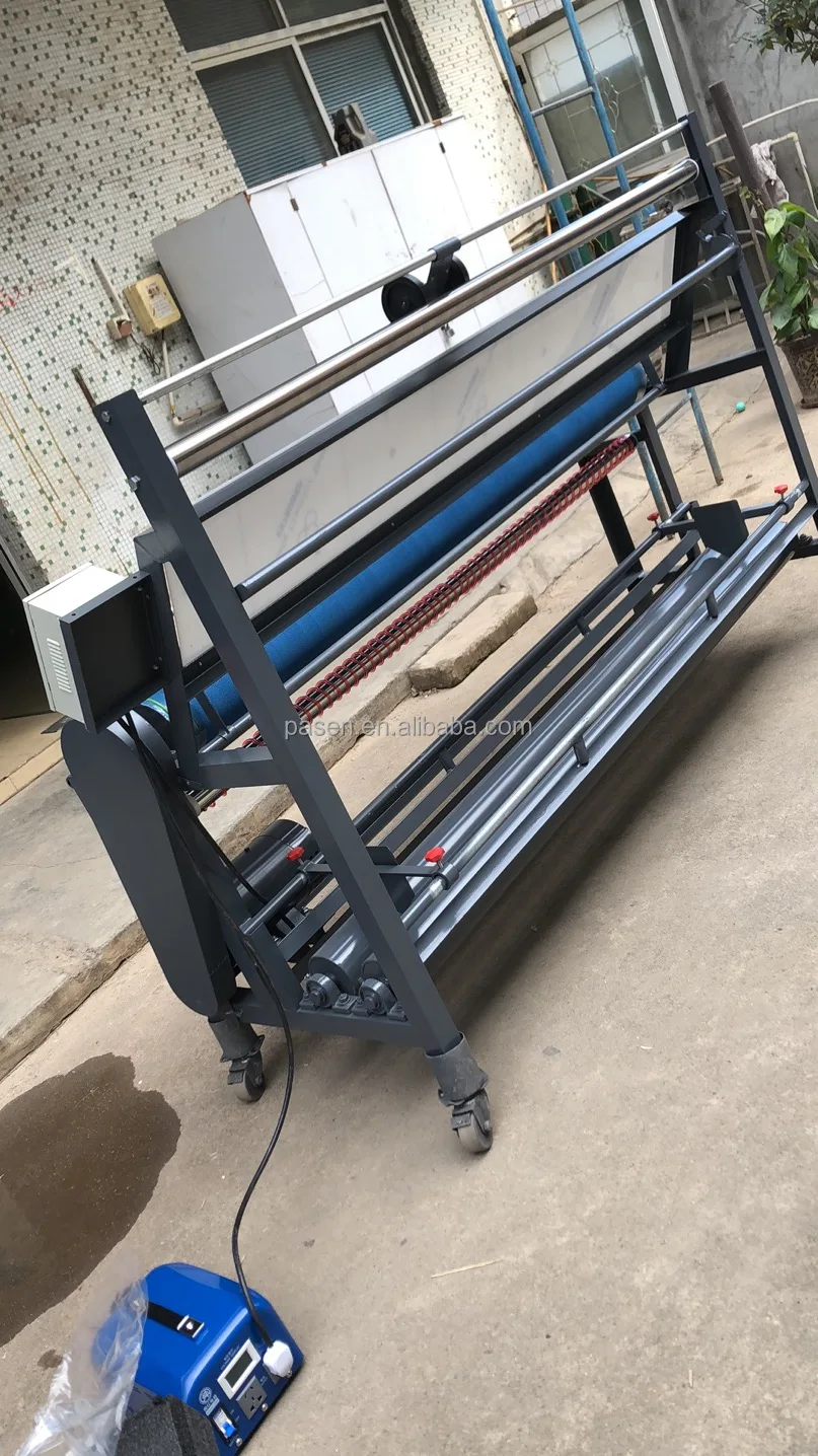 top selling clothes folding machine price fabric inspection and rolling machine rewinding machine for textile fabric