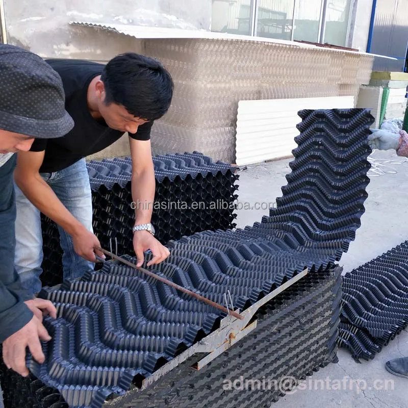 Cooling Tower PVC Film Filler Sheet Glueing Machine for cooling tower fill block assembling