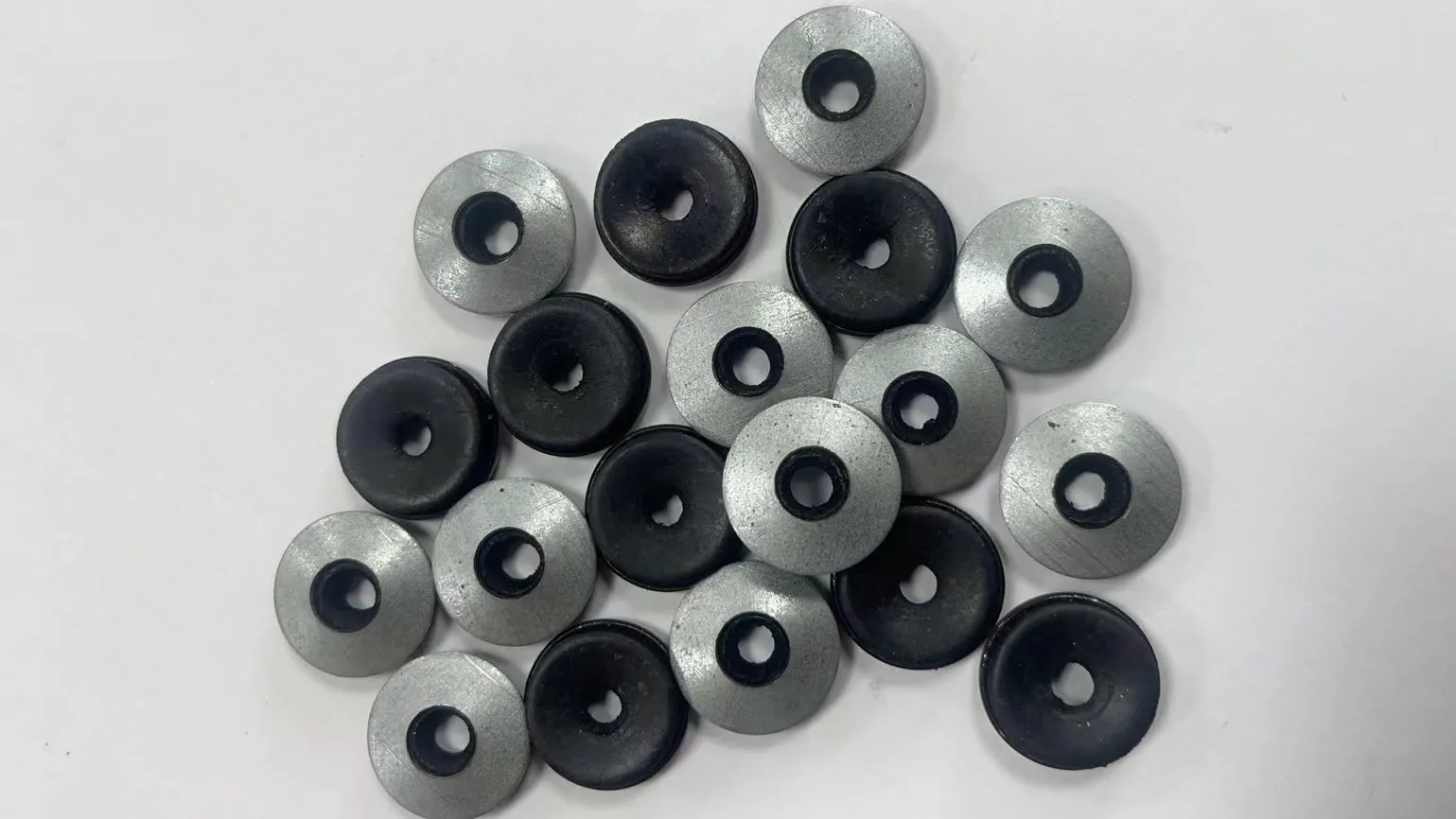 Круглая черная шайба EPDM, резиновая скрепленная шайба, плоские шайбы из нержавеющей стали