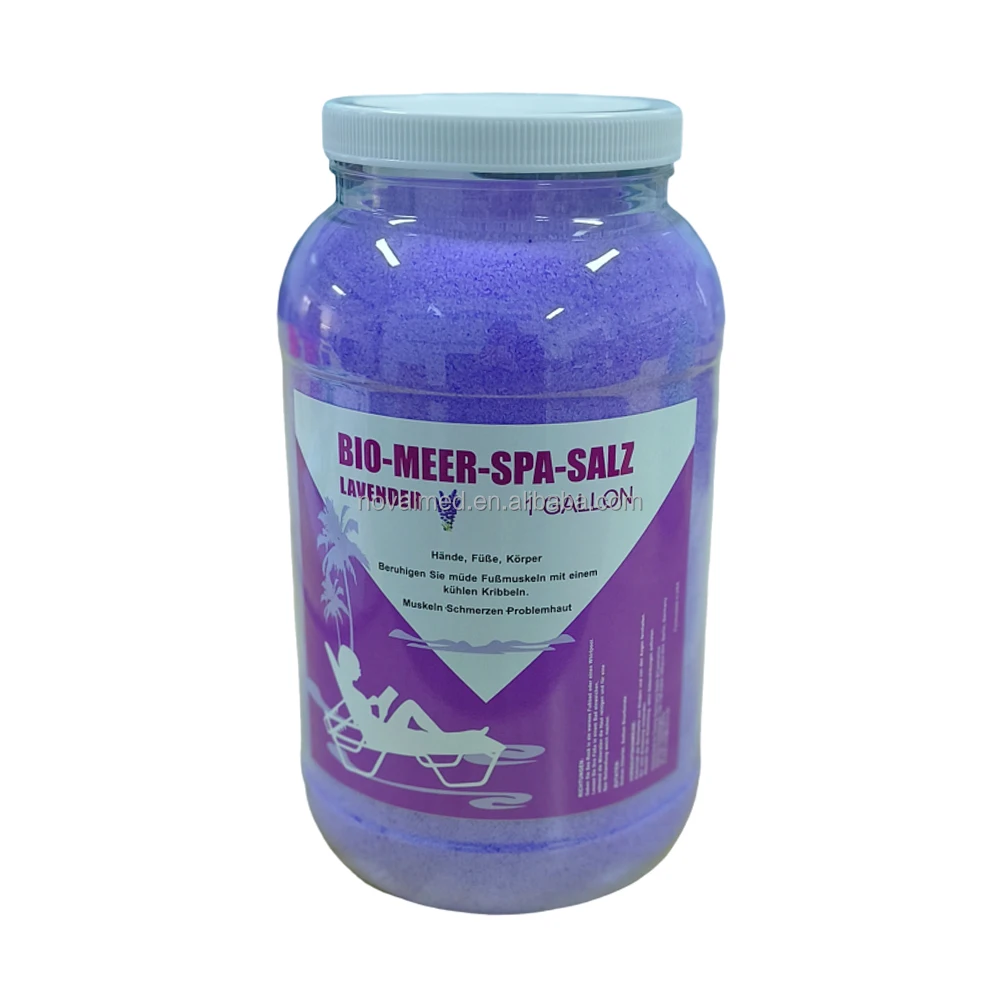 Wholesale Custom Logo Scents Sea Salt Foot Spa Pedi Bath Sea Salt Pedicure Soak 1 Gallon