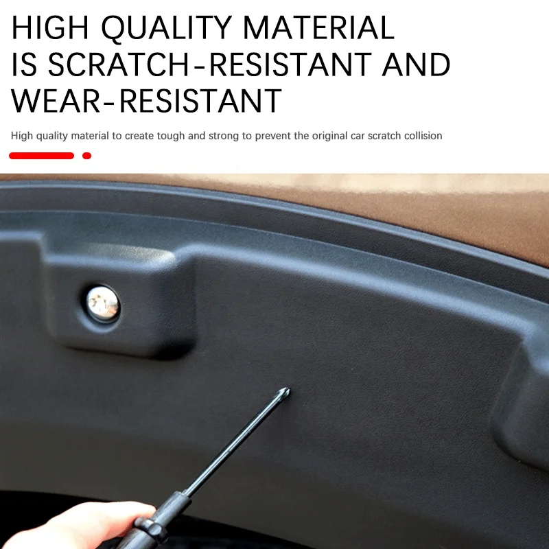car fender flares for toyota hilux  series ABS material exterior fender