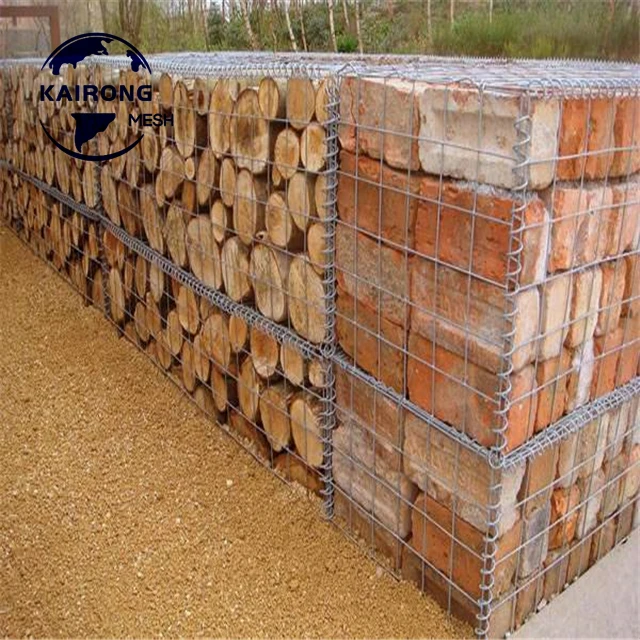 High Quality 4mm Thick 50x50mm Hole Welded Gabion Box Mesh