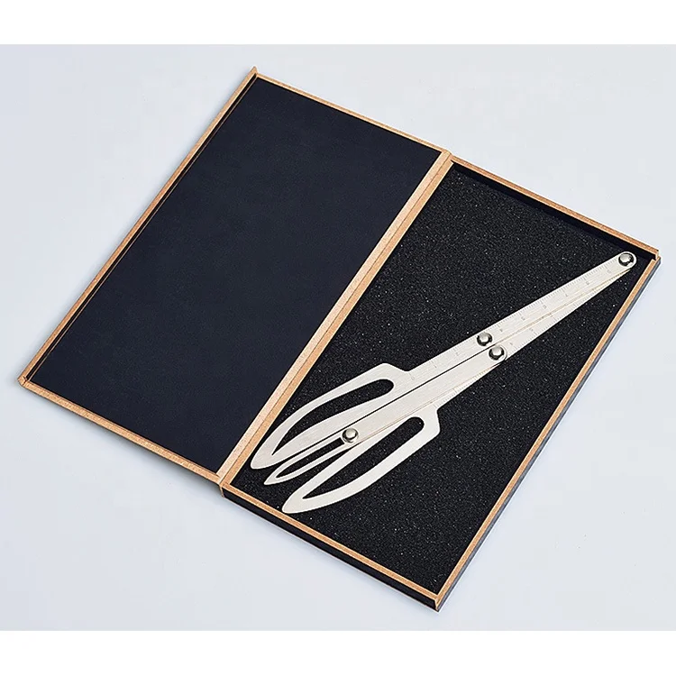 Foldable Eyebrow Golden Ratio Caliper Stencil with Flexible Arms Microblading Tattoo Ruler