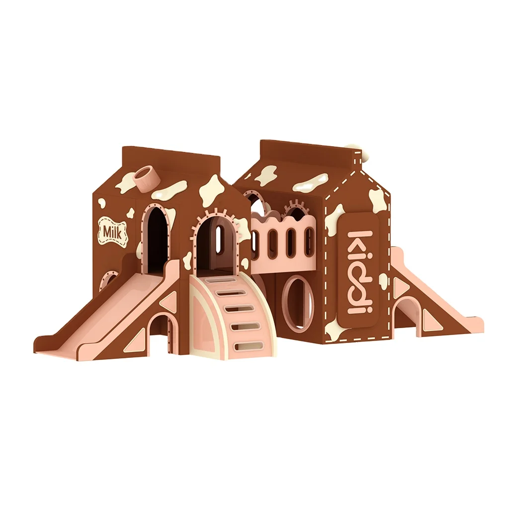 Soft pack milk box indoor soft game indoor slide