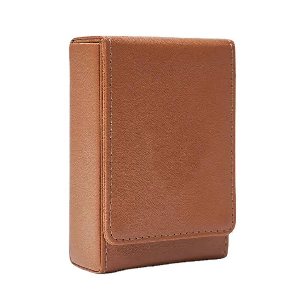 High Quality Durable Poker Chip Cases Portable Luxury Leather Velvet Customizable Poker Case For Game