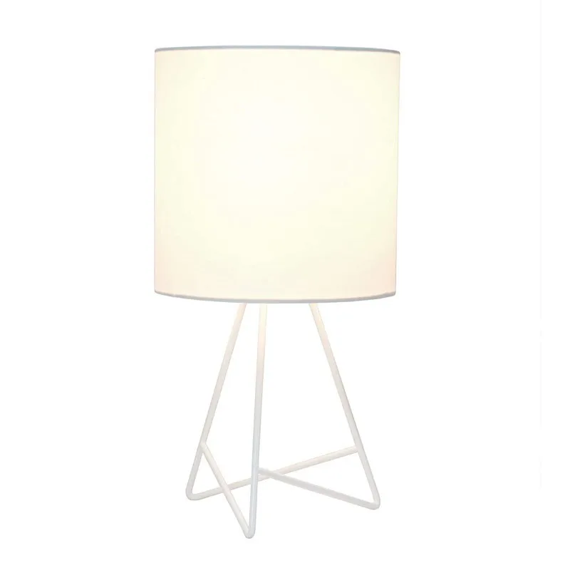 Simply Style Wrought Iron Wire Industrial Style Desk Lamp Modern Black/White/Gold Luxury Bedside Table Lamp for Living Room