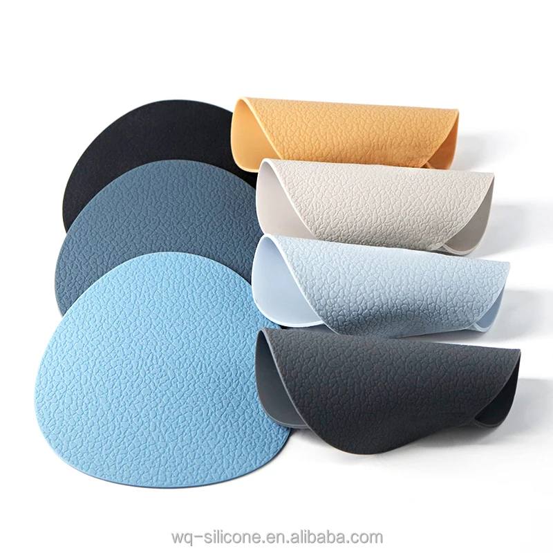 Leather Textural Extra Large Silicone Mats for Countertop Counter Table Protector Desk Saver Pad Placemat Nonstick Nonskid Pad