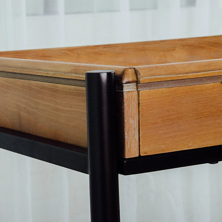 Промышленные деревянные колеса из нержавеющей стали, винтажная Мобильная тележка для кухни, отеля, бара