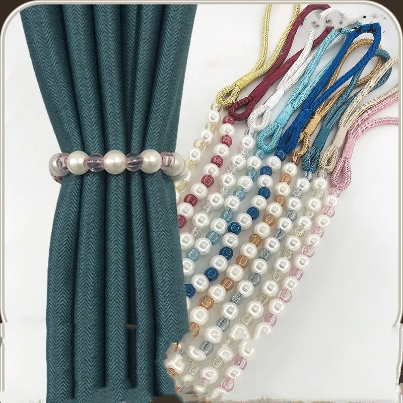 Hot sale pearl curtain strap strap Curtain accessories decorative simple restraint strap string