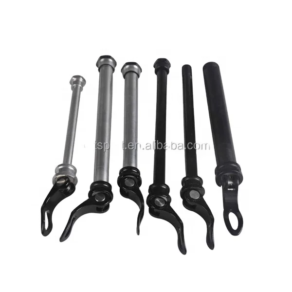 colored 7075 aluminum alloy wheel skewers for snow bike