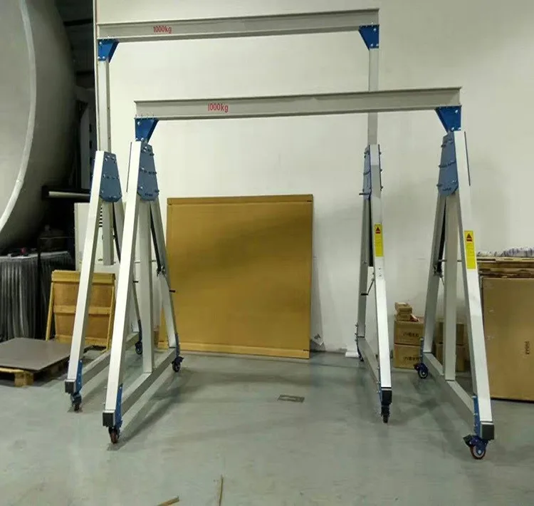 Small Folding Mini Gantry Crane Single Girder