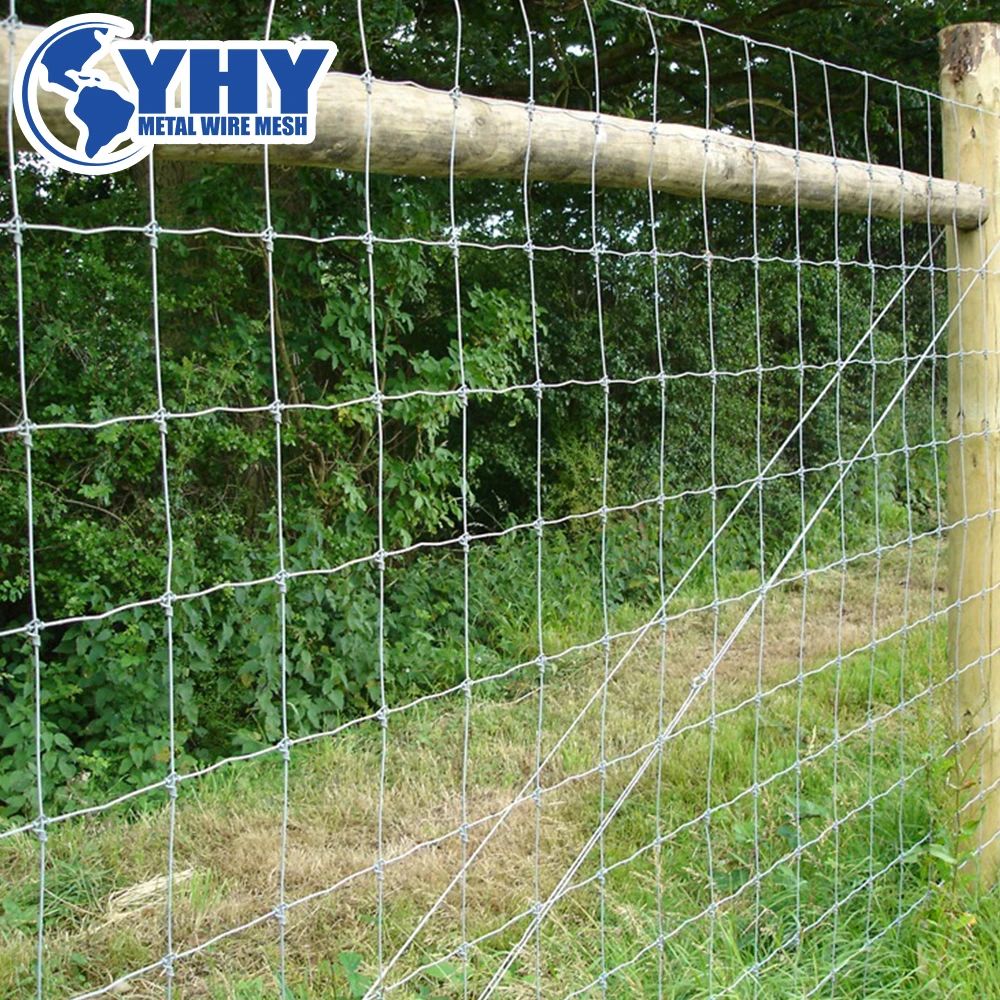 Electro galvanized 30 cm vertical distance Deer Farm Fencing Tight lock fence