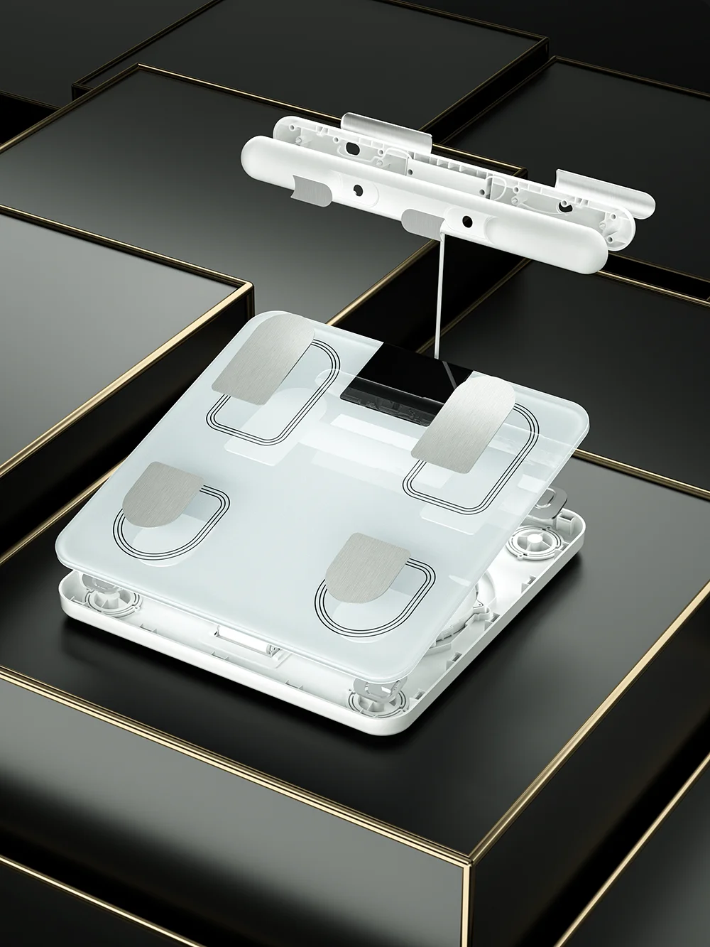 Oem Eight-Electrode Weight Scale Body Fat Bluetooth Digital Bmi Professional Home Fitness Smart Scale For Body Weight And Fat