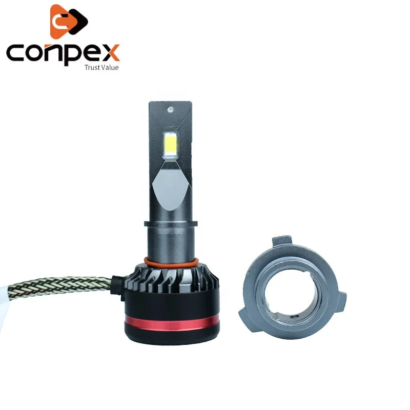 Conpex New Product M8 9006 LED Headlights 45W 6500K Imported LED All Car 360 Degree CE ROHS Built in Fan with Patented Product